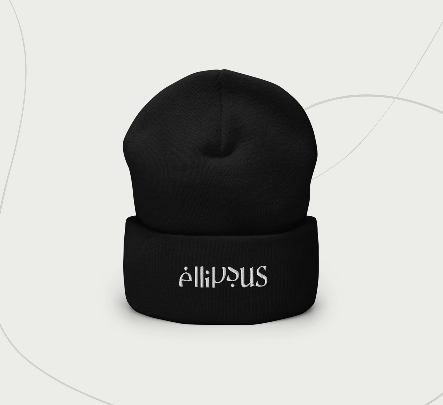 Ellipsus logo cuffed beanie