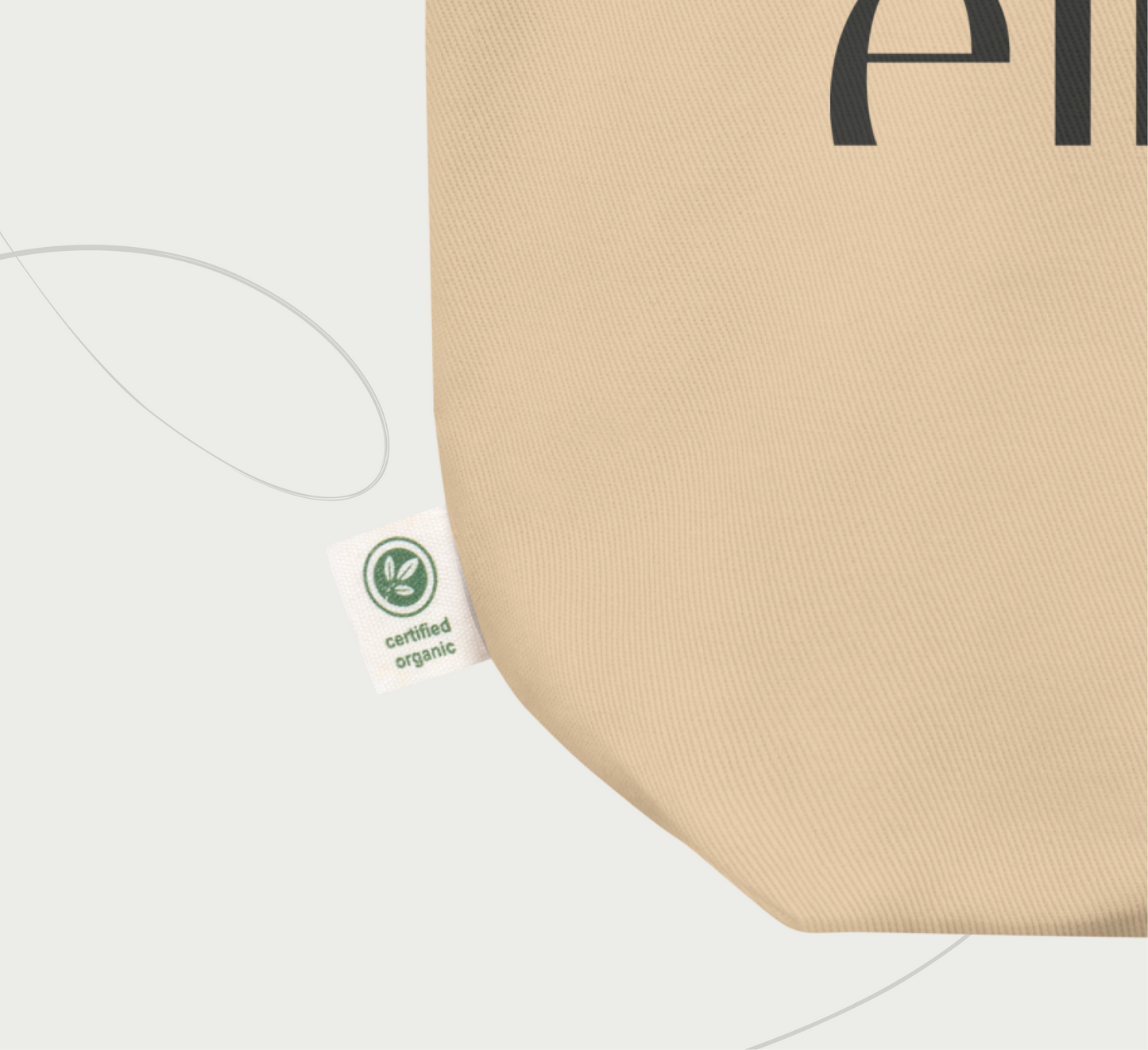"Resistance starts with words" Ellipsus logo tote