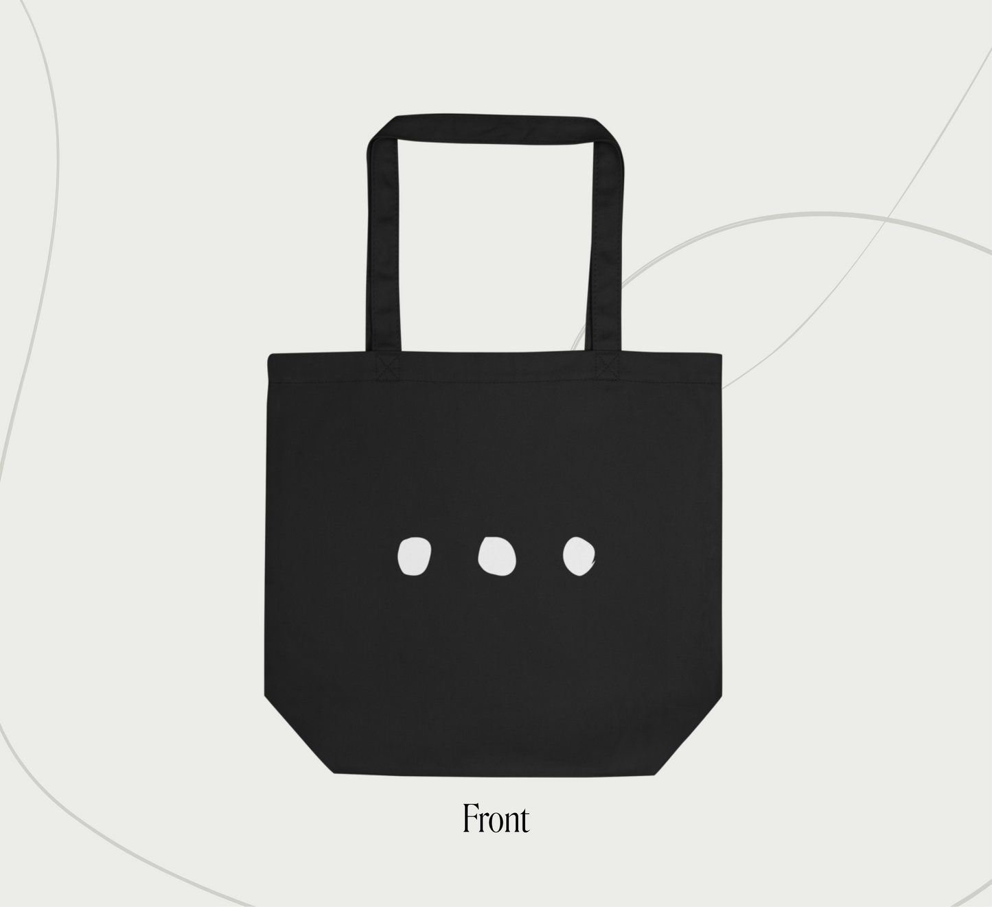 "Write like a human" Ellipsus logo tote